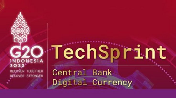 Badge of the G20 TechSprint CBDC Initiative 2022