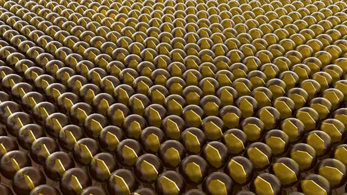 Close-up of a banknote with optically variable effect color printing, upright particles