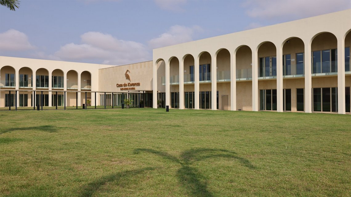External view from building Casa do Kwanza from National bank of Angola