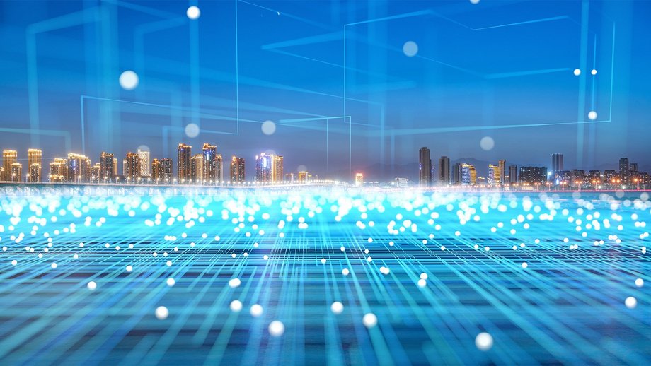 A digital network connects IoT devices