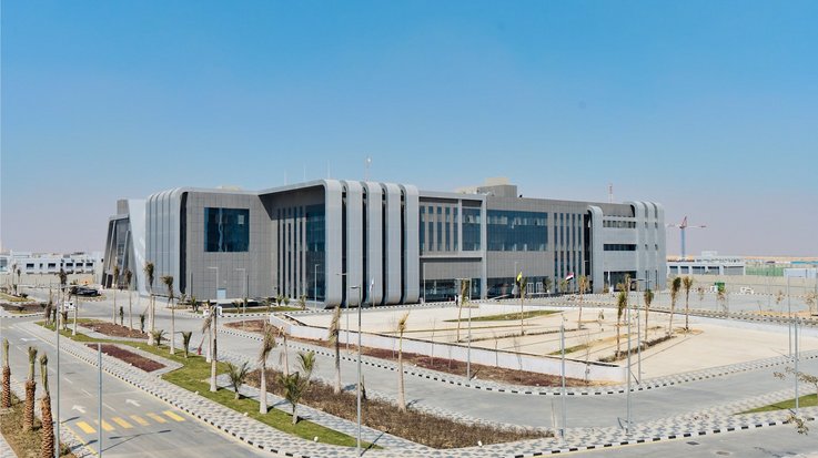 Exterior of one of the key institutions in Egypt’s New Administrative Capital – the Central Bank of Egypt’s new Cash Center