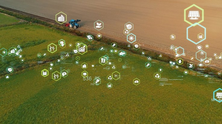 Technology concept of agritech