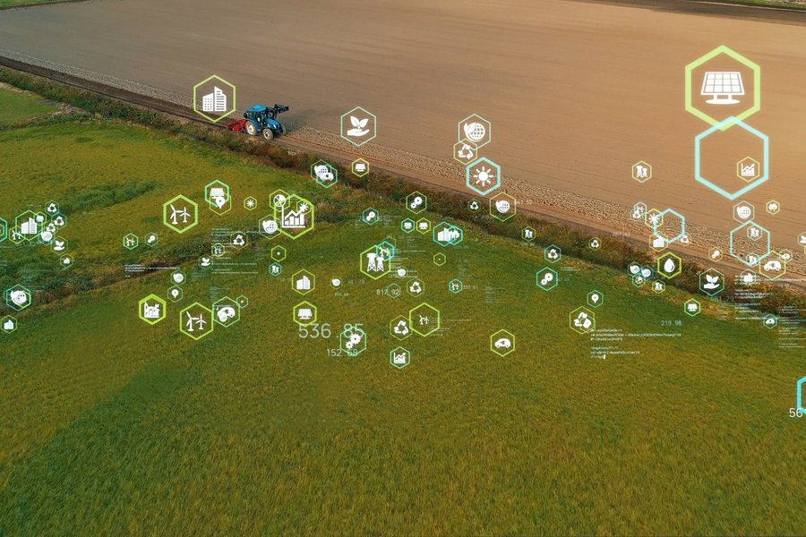 Technology concept of agritech