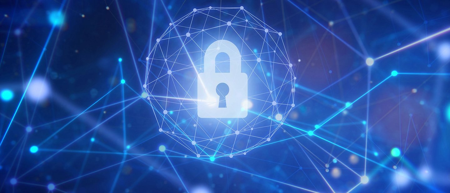 Security system of padlock in network space so that home office is safe.