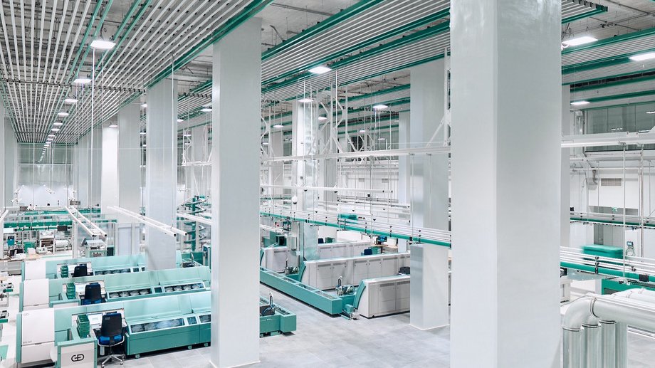 Inside view of the Central Bank of Egypt’s new Cash Center, created with G+D – a key part Egypt’s New Administrative Capital