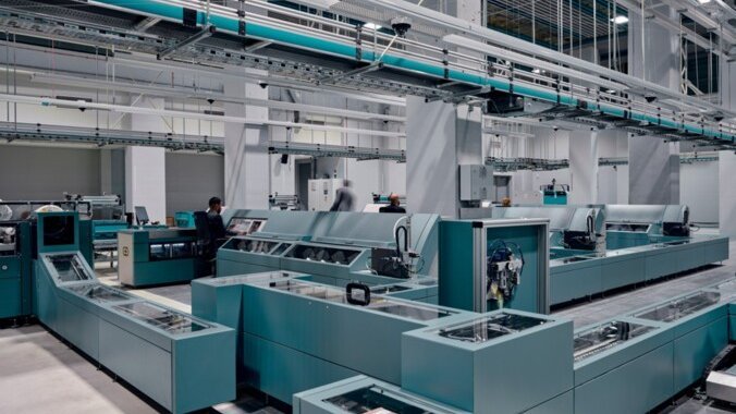 Detailed view of a state of the art cash center