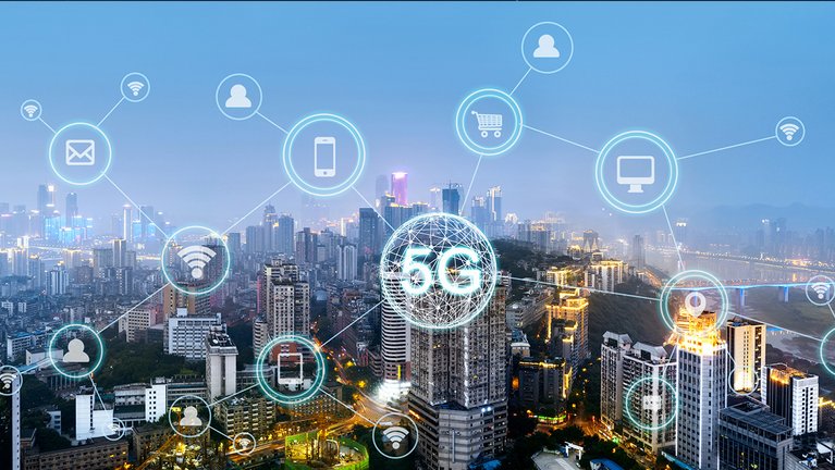 Simulated 5G network in urban environment
