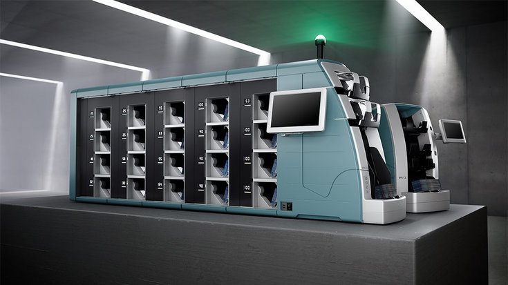 Two G+D banknote processing systems from the C2 product family