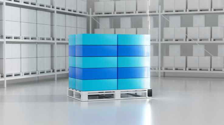 Goods are tracked in the warehouse