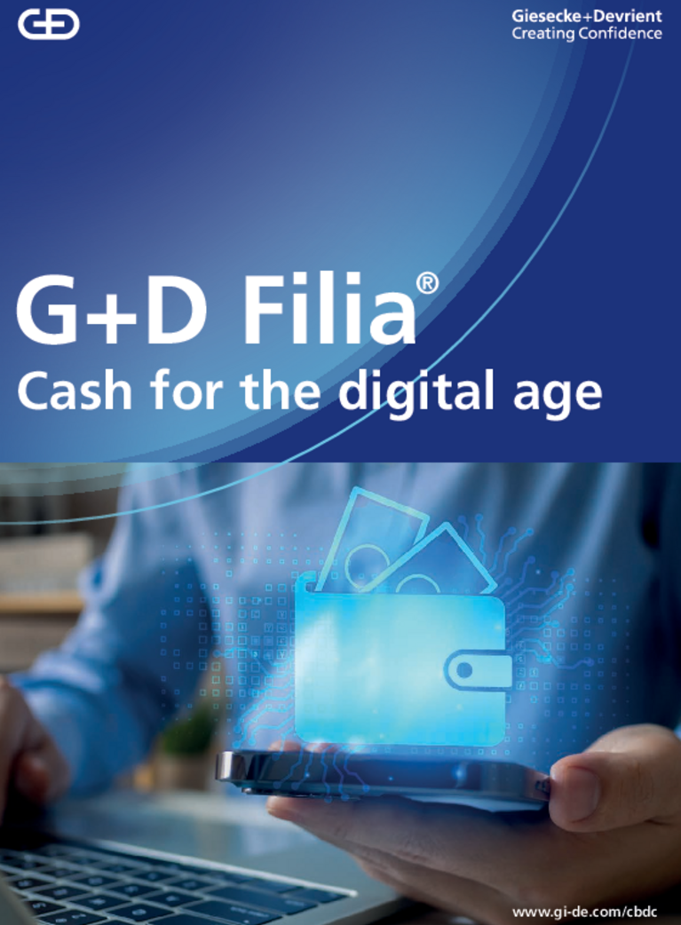 Cover of G+D FILIA brochure