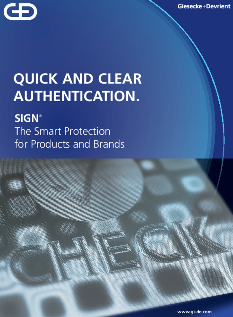 Cover of SIGN info brochure