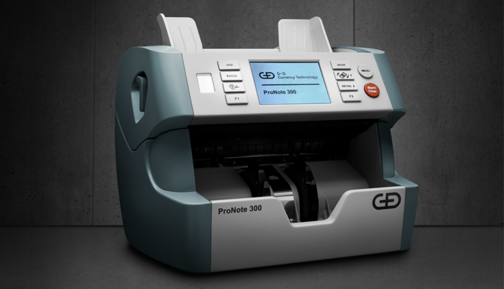 ProNote300 banknote processing system from G+D
